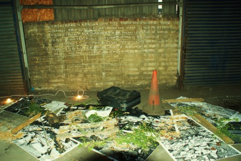 Installation shot. Made in collaboration with Dr Jarvis, Urban designer and Town Planner LSBU